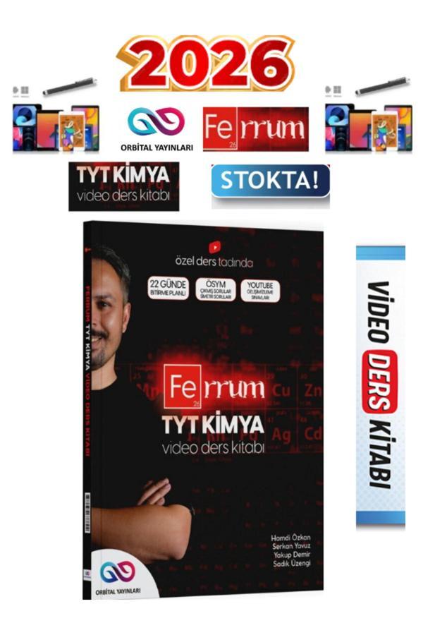 2025-2026 Tyt Kimya Ferrum Video Ders Kitabı(Özel Ders Tadında)+Android Kalem - Orbital yayınları - Image 1