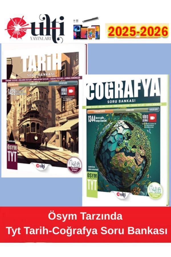 2025-2026 Ulti Yayınları Tyt Tarih-Coğrafya Soru Bankası +Tablet Kalemi - Ulti Yayınları - Image 1