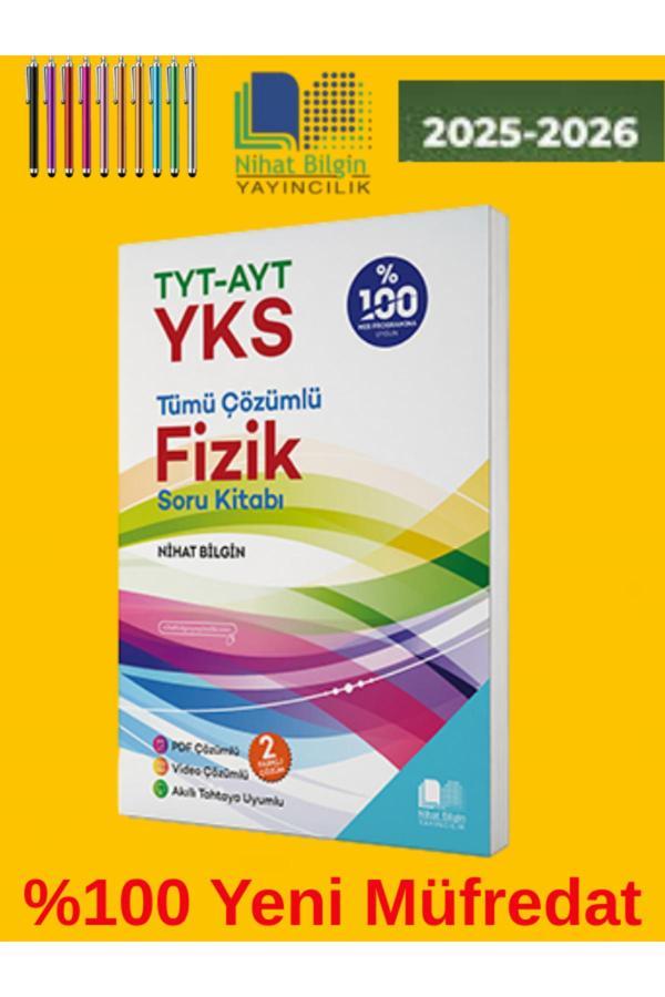 Nihat Bilgin Yks 2025-2026 Tyt-Ayt Fizik Soru Bankası Video Çözümlü Soru Bankası+Android Kalem - Nihat Bilgin Yayıncılık - Image 1