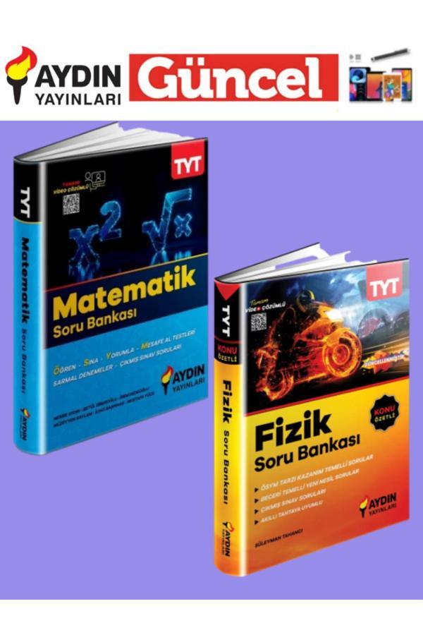 Aydın Yayınları 2025 Tyt Matematik-Fizik Soru Bankası Seti+Tablet Kalemi - Aydın Yayınları - Image 1