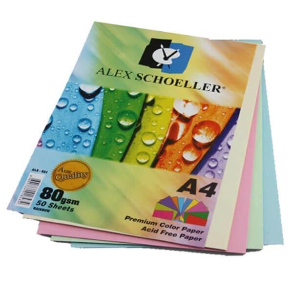 Supertrend Fotokopi Kağıdı Renkli A4 80 Gr.Karışık Renk 50'Li (ALX-621) - Image 1