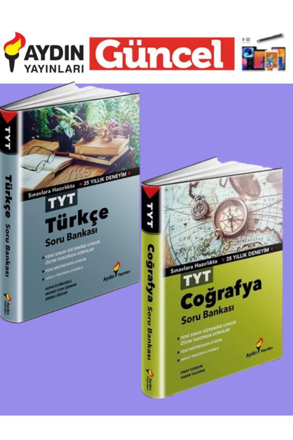 Aydın Yayınları 2025 Tyt Türkçe-Coğrafya Soru Bankası Seti+Tablet Kalemi - Aydın Yayınları - Image 1