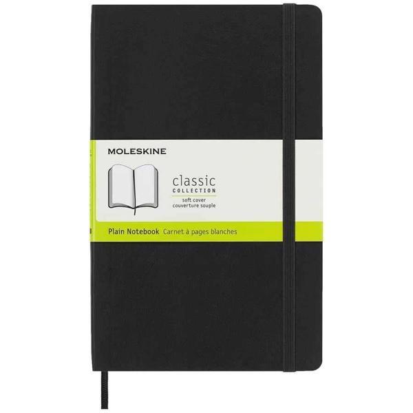 Supertrend Yumuşak Kapak Çizgisiz Defter L Boy 13x21 cm. 192 Sayfa Siyah - Image 1