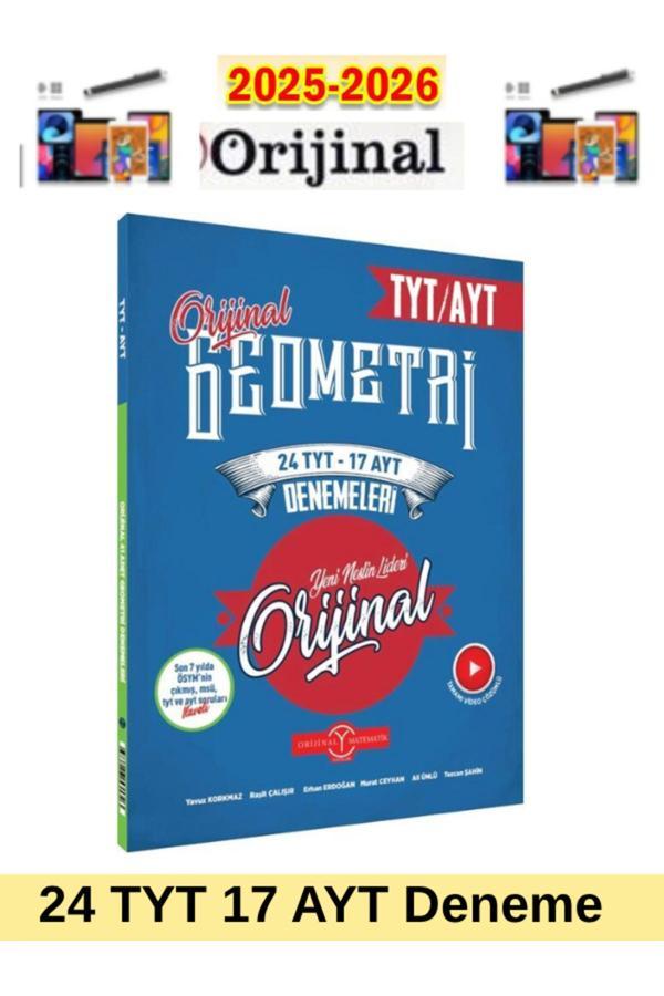 Orijinal Yayınları Tyt Ayt Geometri 24 Tyt 17 Ayt Deneme+Android Kalem - Orijinal Yayınları - Image 1