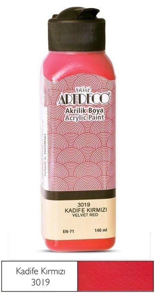 Supertrend Akrilik Boya 140 ml. 3019 KADİFE KIRMIZI - Image 1