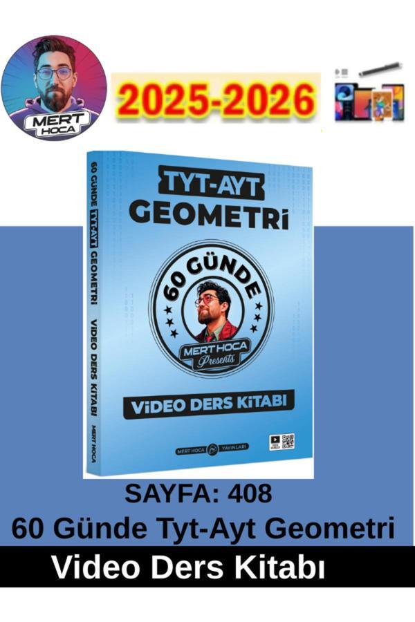 2026 60 Günde Tyt-Ayt Geometri Video Ders Kitabı Mert Hoca+Android Kalem(Yeni Ürün) - Mert Hoca Yayınları - Image 1