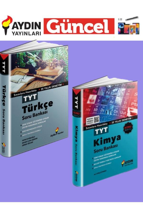 Aydın Yayınları 2025 Tyt Türkçe-Kimya Soru Bankası Seti+Tablet Kalemi - Aydın Yayınları - Image 1