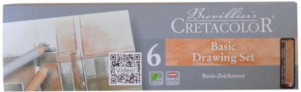 Supertrend Basic Drawing Set Karakalem Eskiz Çizim Seti Metal Kutu 6 Parça - Image 1