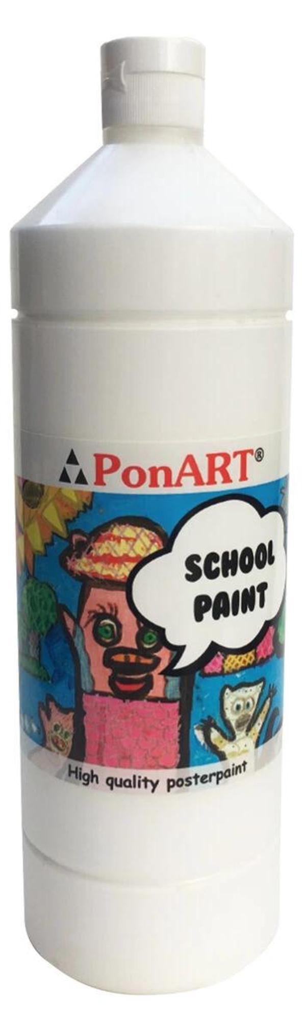 Supertrend School Paint Tempera Boya 1000 ml. PSP-2200 BEYAZ - Image 1