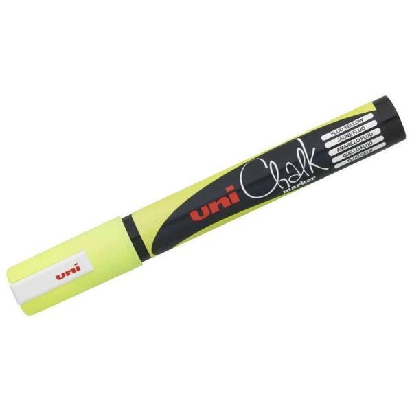 Supertrend Chalk 1.8-2.5 mm Yuvarlak Uç Su Bazlı Sıvı Tebeşir Kalemi Fosforlu Sarı - Image 1