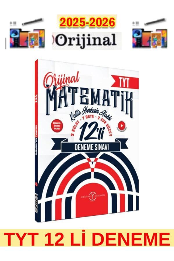 Orijinal Yayınları Tyt Matematik 12 Li Deneme Sınavı+Android Kalem - Orijinal Yayınları - Image 1