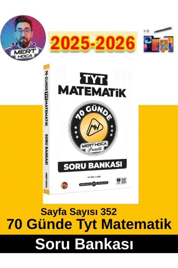 2026 70 Günde Tyt Matematik Soru Kitabı Mert Hoca+Android Kalem(Yeni Ürün) - Mert Hoca Yayınları - Image 1