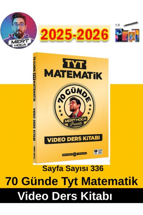 2026 70 Günde Tyt Matematik Video Ders Kitabı Mert Hoca+Android Kalem(Yeni Ürün) - Mert Hoca Yayınları - Image 1