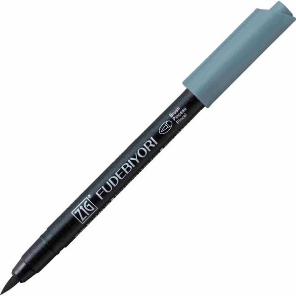 Supertrend Fudebiyori Brush Pen Fırça Uçlu Kalem 92 BLUE GRAY - Image 1