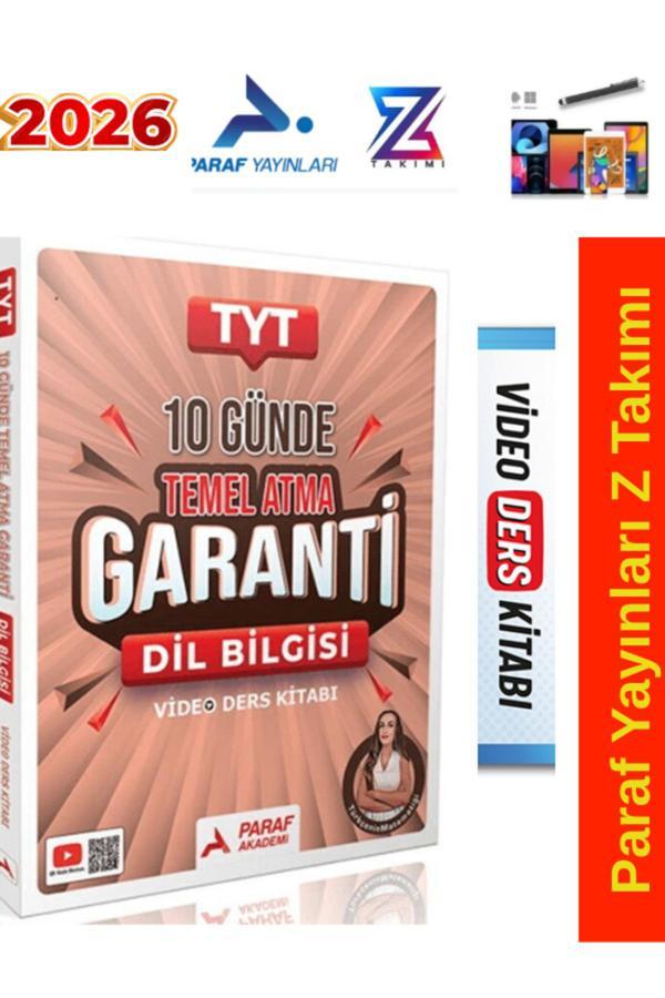 Paraf Yayınları 2026 Tyt Dil Bilgisi 10 Günde Temel Atma Garanti Video Ders Kitabı+Kalem - Paraf Yayınları - Image 1