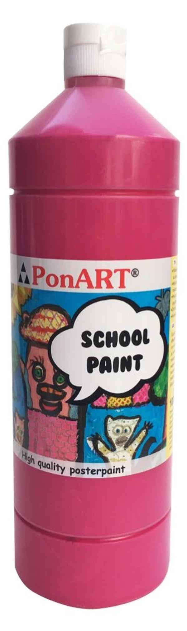 Supertrend School Paint Tempera Boya 1000 ml. PSP-2238 SIKLAMEN - Image 1