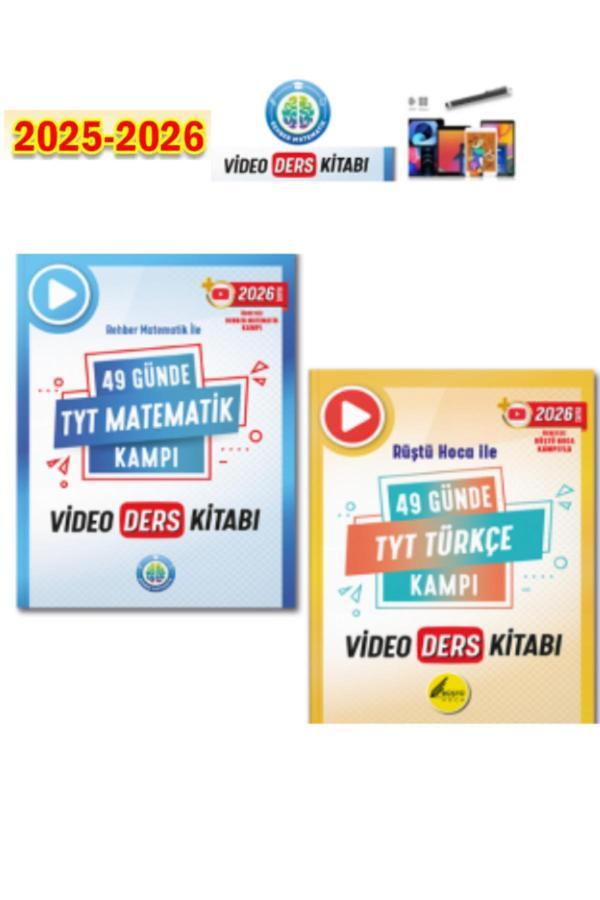 Rehber Matematik 2026 49 Günde Tyt Matematik-Türkçe Video Ders Kitabı+Kalem - Rehber Matematik - Image 1