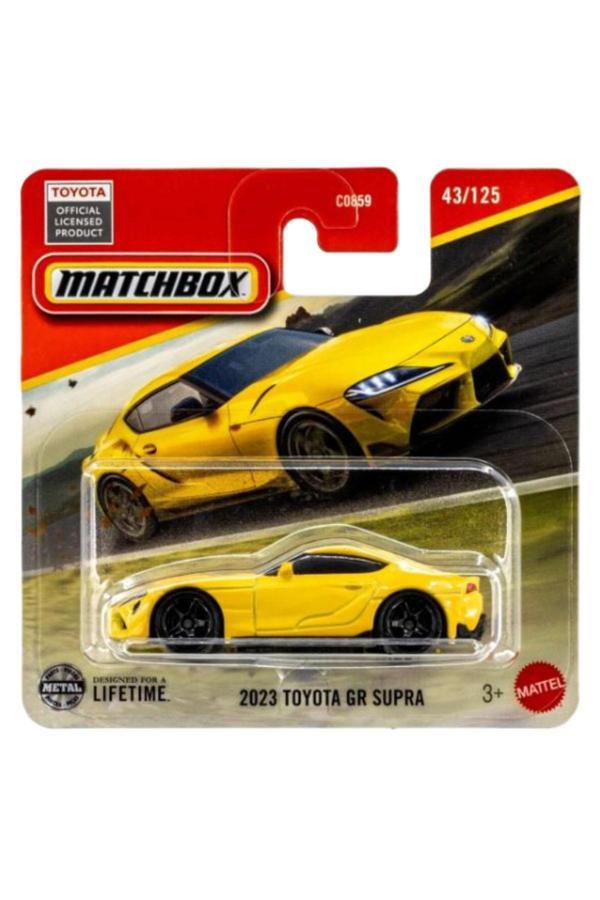 Matchbox 2023 Toyota GR Supra (1/64) Sarı - 2025 Case - Image 1