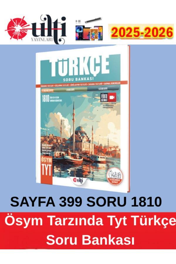 Ulti Yayınları 2025-2026 Tyt Türkçe Video Çözümlü Soru Bankası+Android Kalem - Ulti Yayınları - Image 1