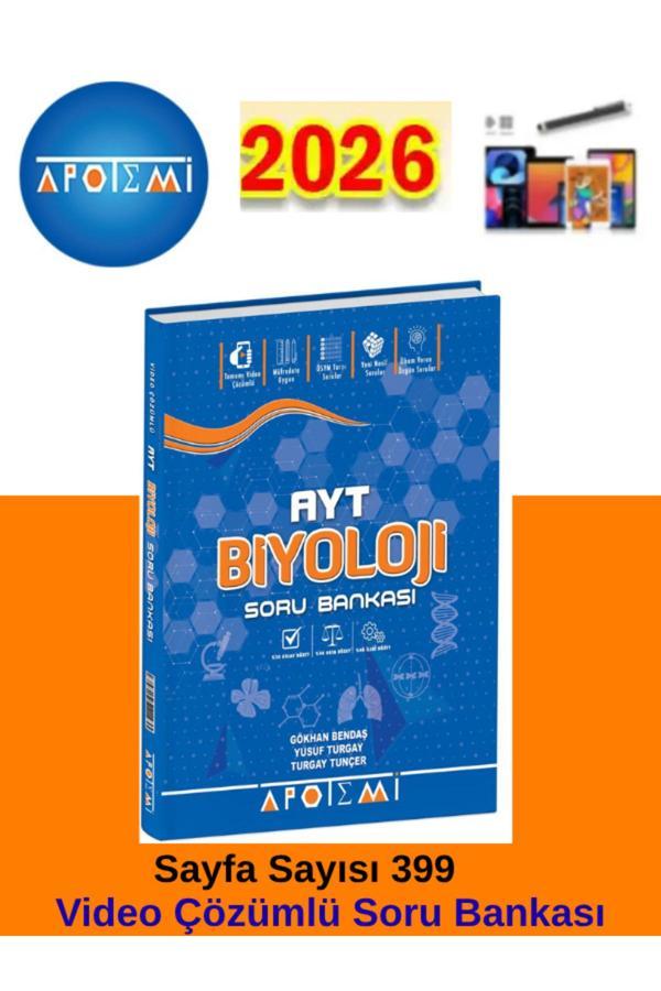 25-26 Apotemi Yayınları Ayt Biyoloji Soru Bankası+Android Kalem - Apotemi Yayınları - Image 1