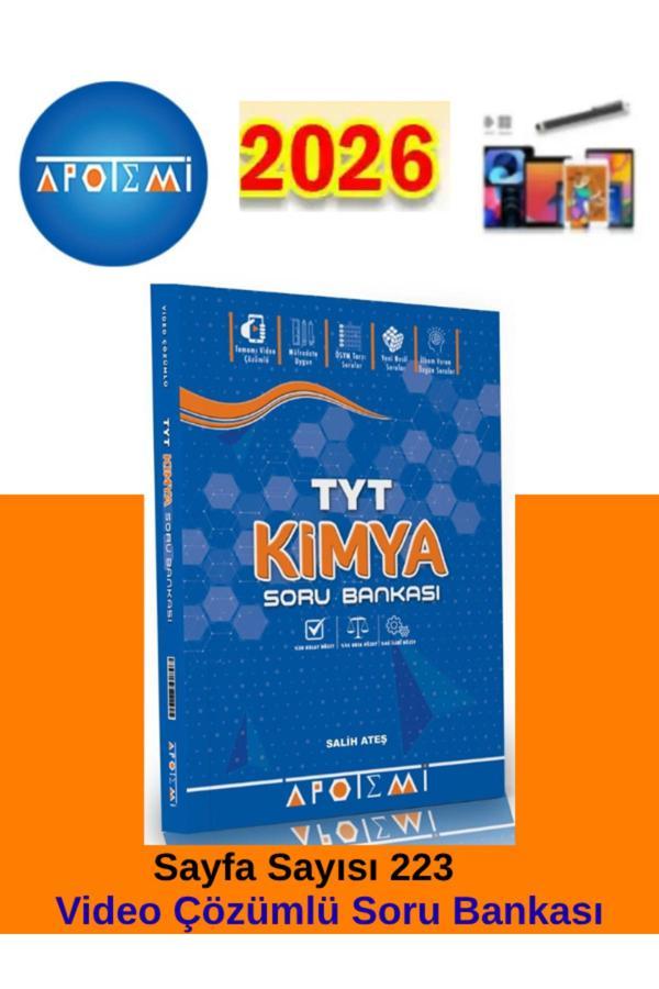 25-26 Apotemi Yayınları Tyt Kimya Soru Bankası+Android Kalem - Apotemi Yayınları - Image 1