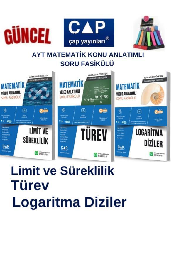25-26 Ayt Matematik Limit-Türev-Logartima Diziler Konu Anlatımlı Soru Fasikül+Kalemlik - Çap Yayınları - Image 1