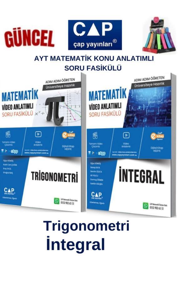 25-26 Ayt Matematik Trigonometri-İntegral Konu Anlatımlı Soru Fasikül+Kalemlik - Çap Yayınları - Image 1