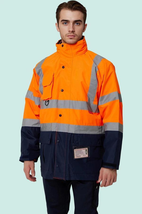 Neon İş Güvenliği Kışlık Mont 5n1 EN ISO 13688 20471 343 Eradium - Image 1