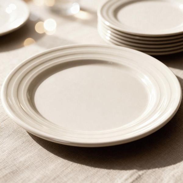 Güral Porselen Lizbon 12 Adet 20 Cm Pasta Tabağı - Image 1