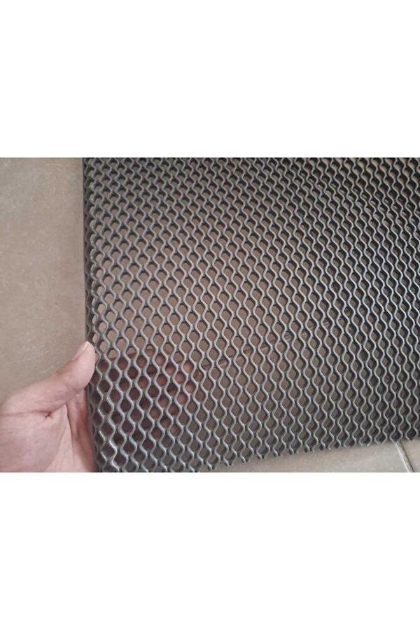 PVC PASPAS 120 X 250 CM GRİ BANYO KAYMAZ YER ZEMİN MATI  S-MAT ZİNCİR DESEN - Image 1