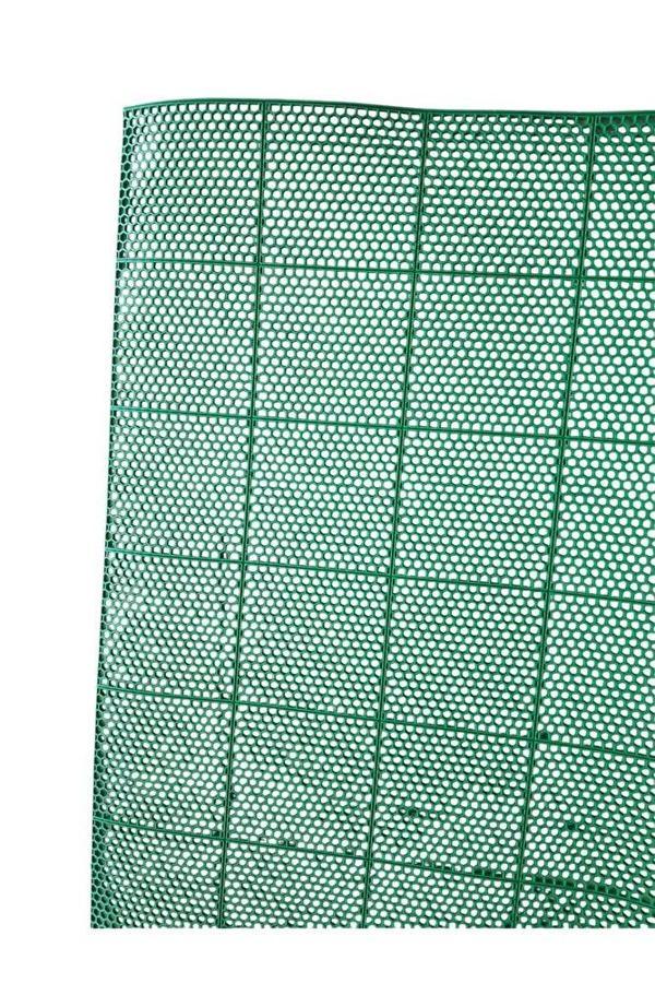 PVC KARE PASPAS 120 X 200 CM YEŞİL BANYO KAYMAZ YER ZEMİN MATI - Image 1