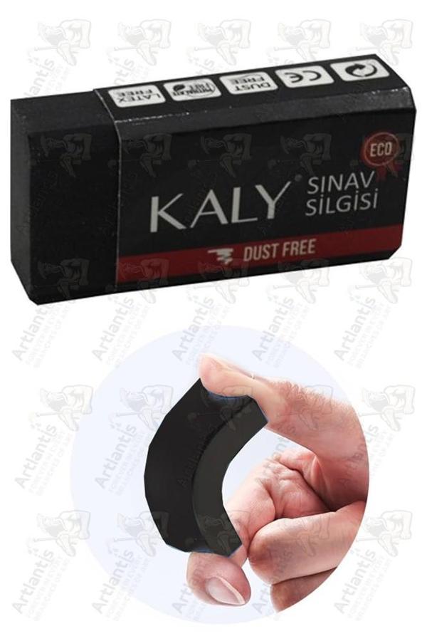 Sınav Silgisi Siyah Silgi Orta Boy 1 Adet Silka Kaly Yumuşak Sınav Silgisi Ufalanmayan Okul Büro - Image 1