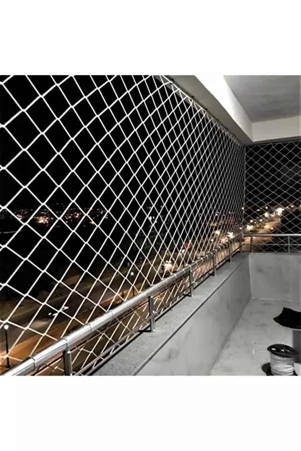3 X 2 Metre Çocuk Güvenlik Filesi Kalınlık 3 Mm Balkon Güvenlik Filesi Kedi Güvenlik Filesi File - Image 1