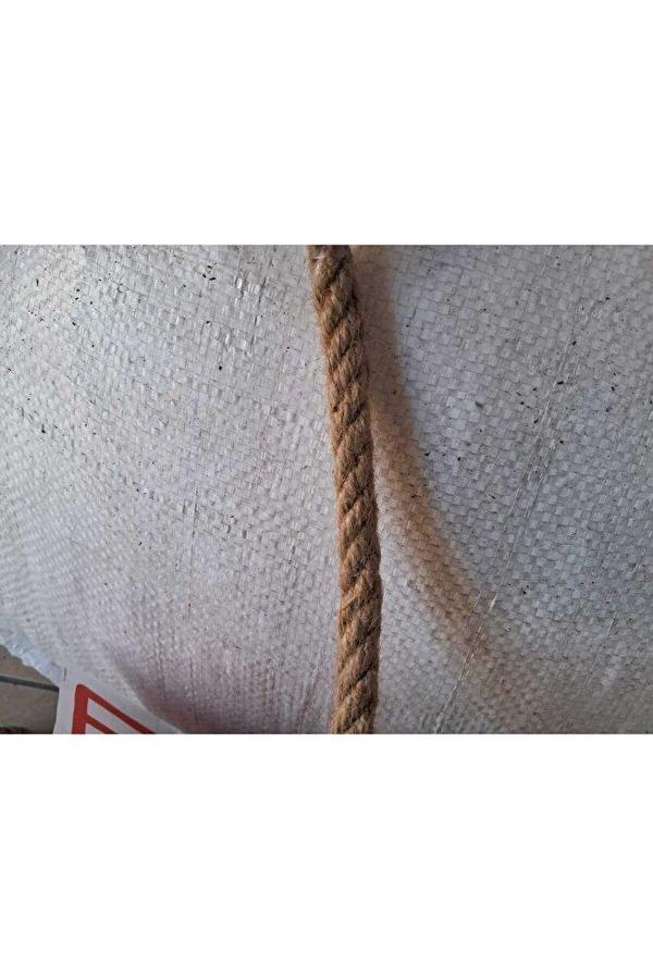 JÜT HALAT 75 METRE HASIR HALAT 5 MM KENDİR HALAT İP DEKORATİF JÜT DOĞAL HALAT - Image 1