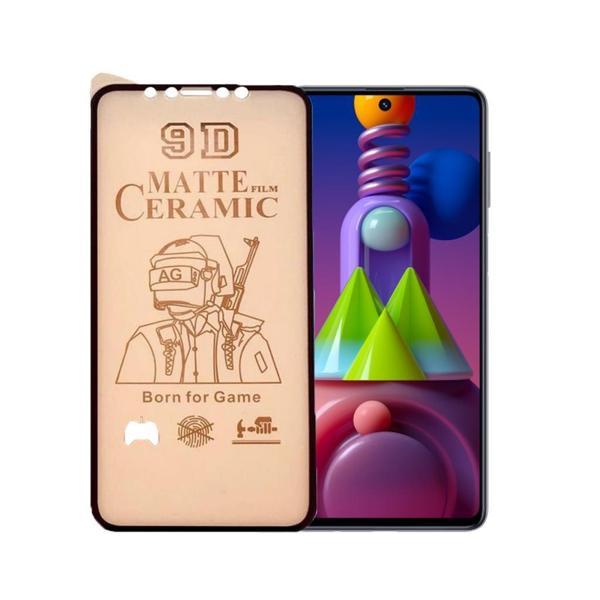 Logis Samsung M51 9D Mat Seramik Tam Kaplayan Ekran Koruyucu Cam - Image 1
