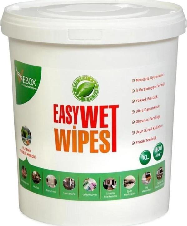VEBOX Easy Wet Wipes Islak Kova Mendil 300 Adet Eko - Image 1