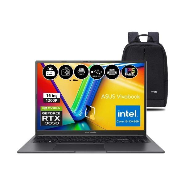 Vivobook 16X K3605VC-RP461 Intel Core I5 13420H 16GB 1tb SSD RTX3050 Windows 11 Pro 16" 144Hz Wuxga Taşınabilir Bilgisay - Image 1
