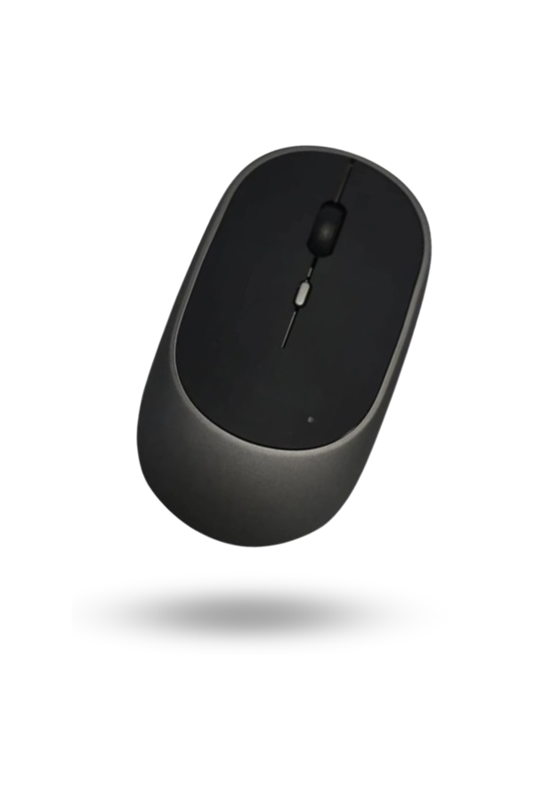 Büro Ev Ofis Bilgisayarı için Siyah Stil Bluethooth WiFi Mouse - Image 1