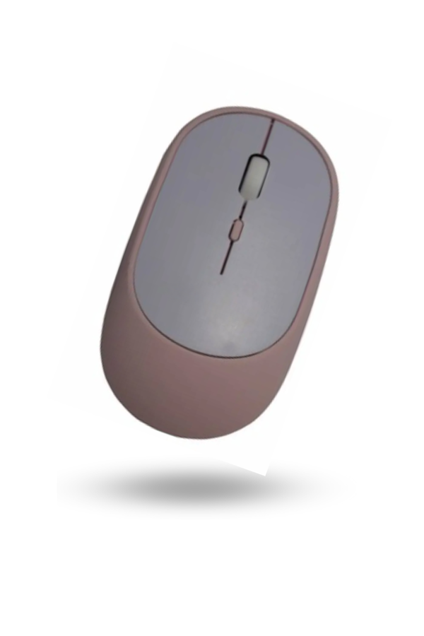 Büro Ev Ofis Bilgisayarı için Pembe Stil Bluethooth WiFi Mouse - Image 1