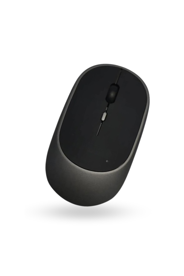Büro Ev Ofis Bilgisayarı için Gri Stil Bluethooth WiFi Mouse - Image 1