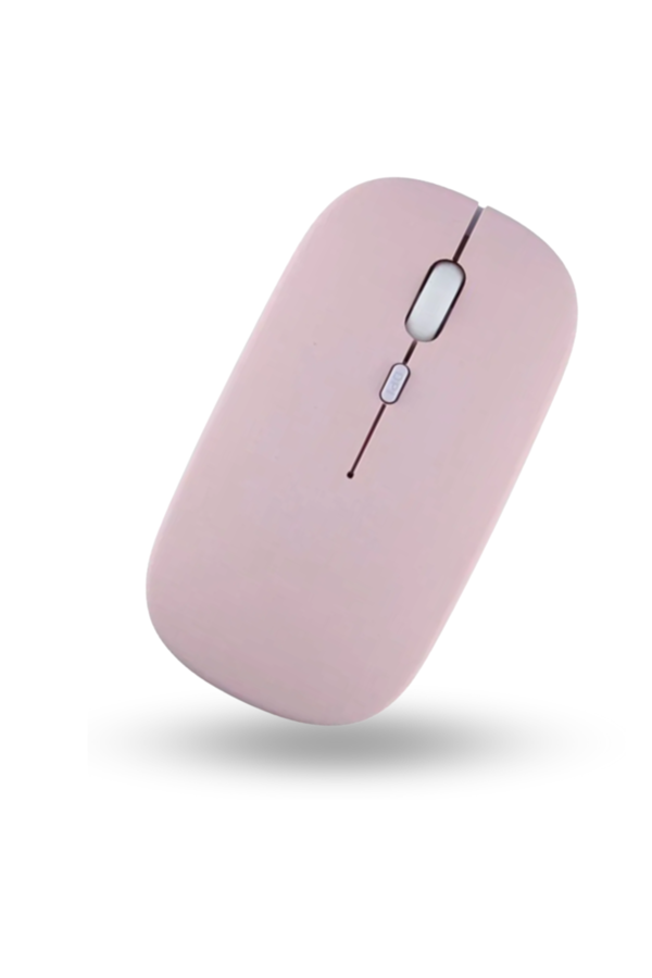 Büro Ev Ofis Bilgisayarı için Pembe Bluetooth Mouse - Image 1