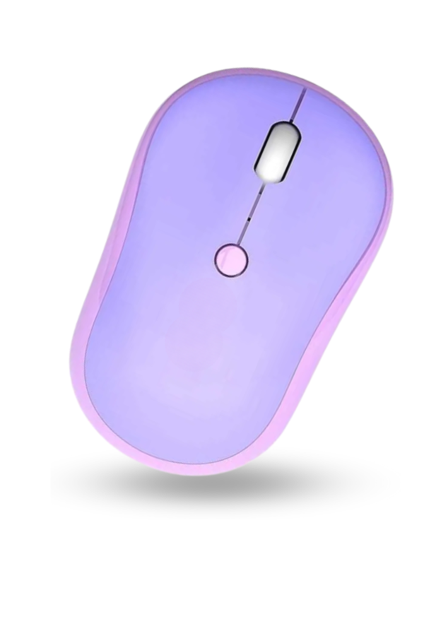 Büro Ev Ofis Bilgisayarı için Basic Mor Mouse - Image 1