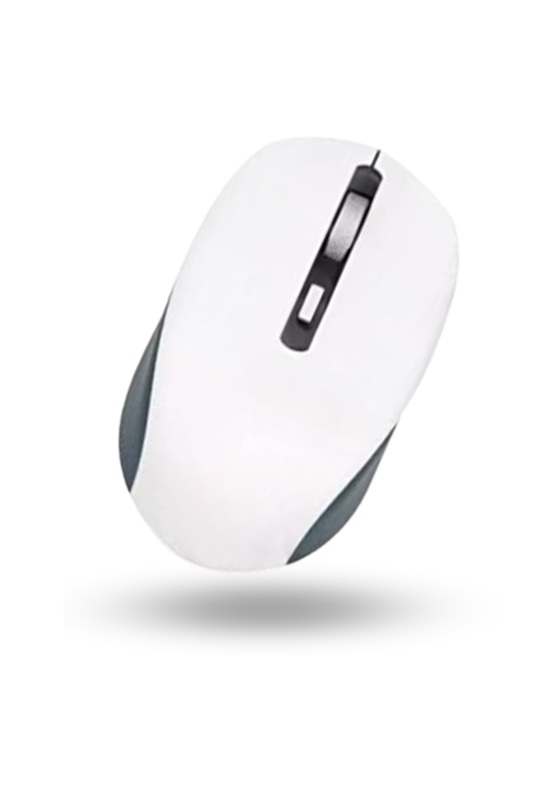 Büro Ev Ofis Bilgisayarı için Beyaz WiFi Plus Mouse - Image 1