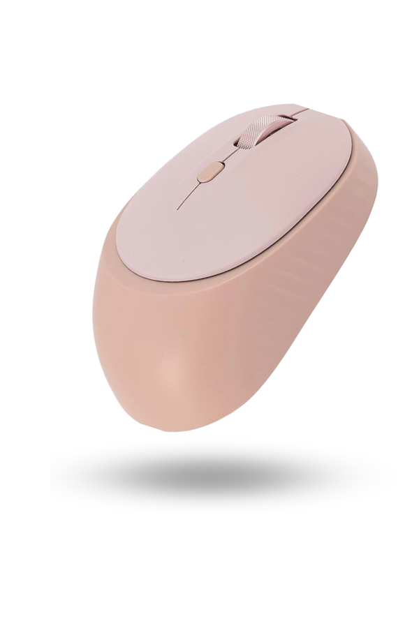 Büro Ev Ofis Bilgisayarı için Şeker Pembe Bluetooth WiFi Mouse - Image 1