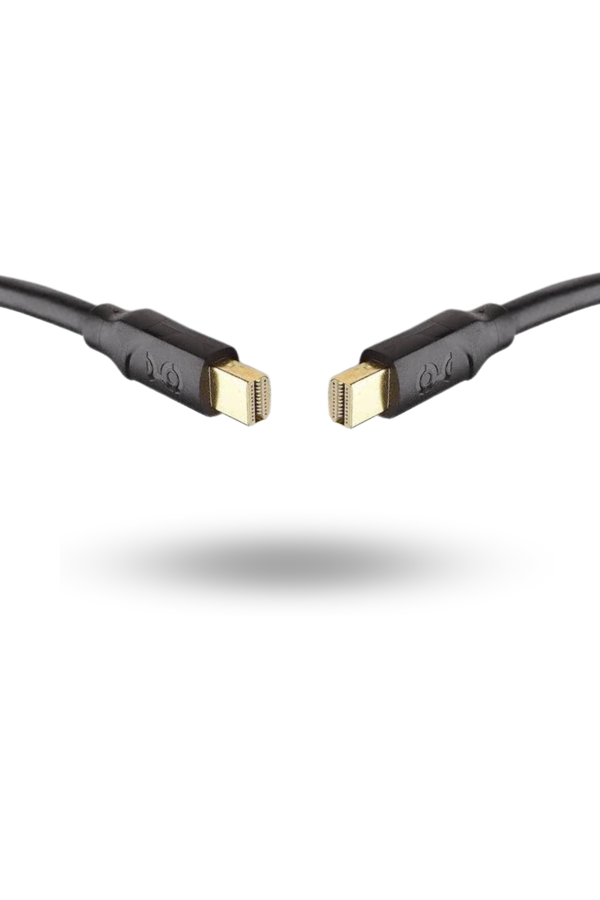 Büro Ev Ofis Cihazları için 1.8MT Siyah Mini Dp-Mini Dp Kablo - Image 1