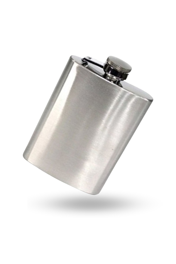 Büro Ev Ofis Hediyesi için 250ML Metalik Cep Tipi Çelik İçecek Matarası - Image 1