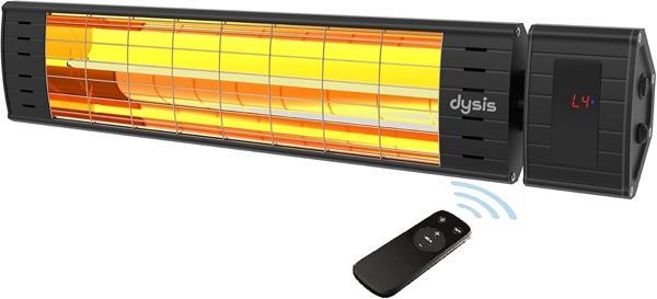 Art Plus Karbon Serisi IP65 Suya-Toza Dayanıklı 2300 W Siyah Uzaktan Kumandalı İç/Dış Mekan Isıtıcı - Image 1