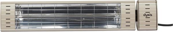Dysis DH-7486 Art Plus Karbon Serisi IP65 Suya-Toza Dayanıklı 2300 W Bej İç/Dış Mekan Isıtıcı - Image 1