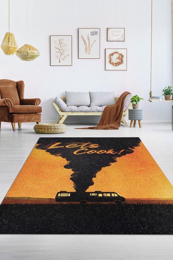 Homshtag Hadi Pişirelim Film Temalı Halı Breaking Bad Film Halısı Çok Renkli Film Serisi Halısı - Image 1