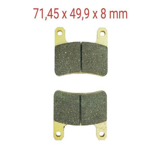 Ön Fren Disk Balatası Fa379 Suzuki Gsx-R 1300 Hayabusa(2008-2012) Kawasaki Z 1000 Sx - Image 1